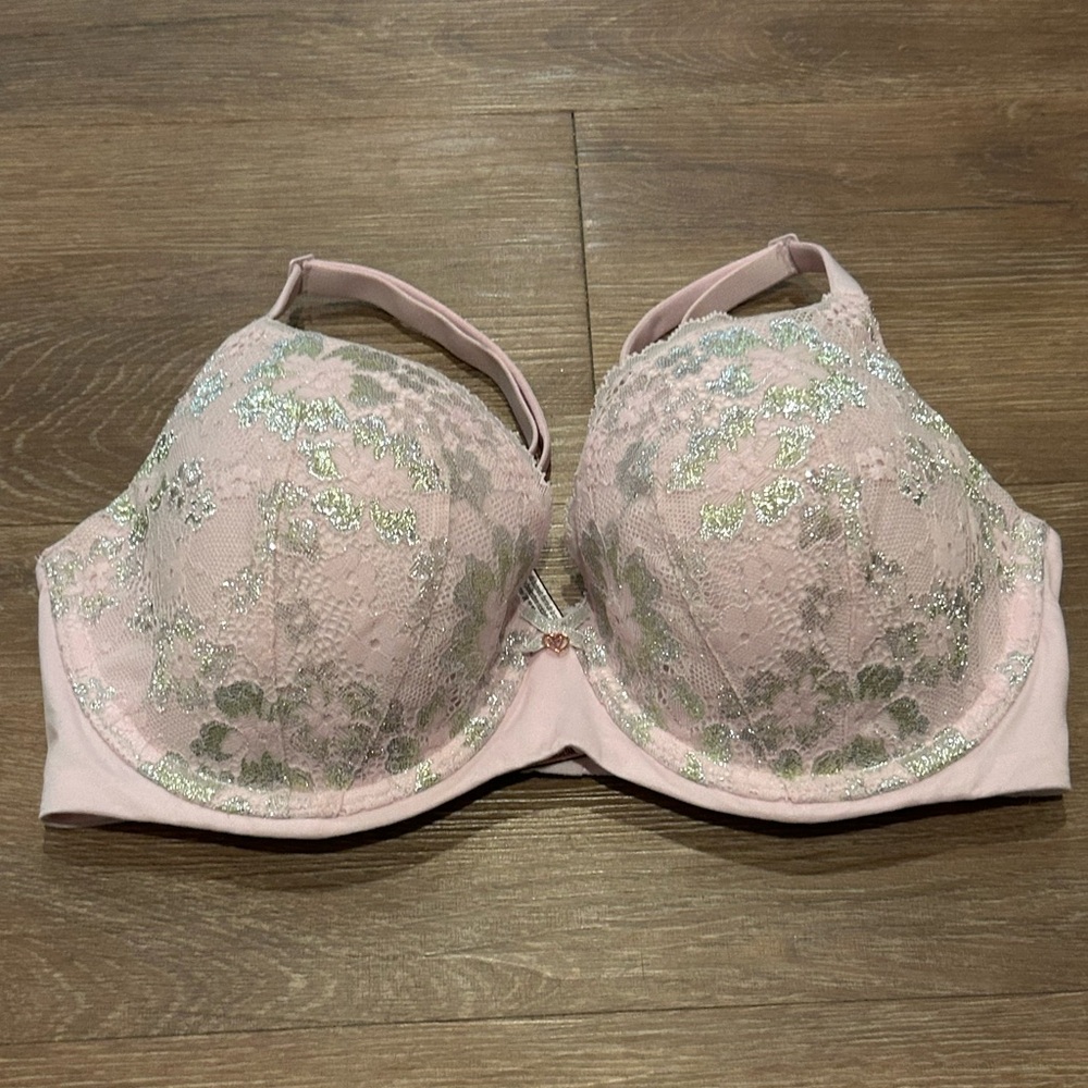 Body by Victoria Elegant Pink Lace Bra 34dd